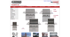 Desktop Screenshot of dynastystoves.com